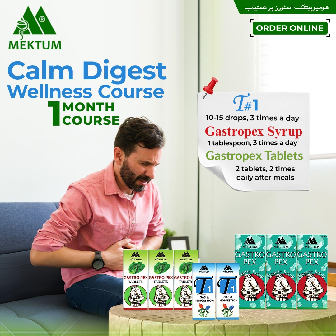 Gas, Indigestion  Acidity  1 Month Course