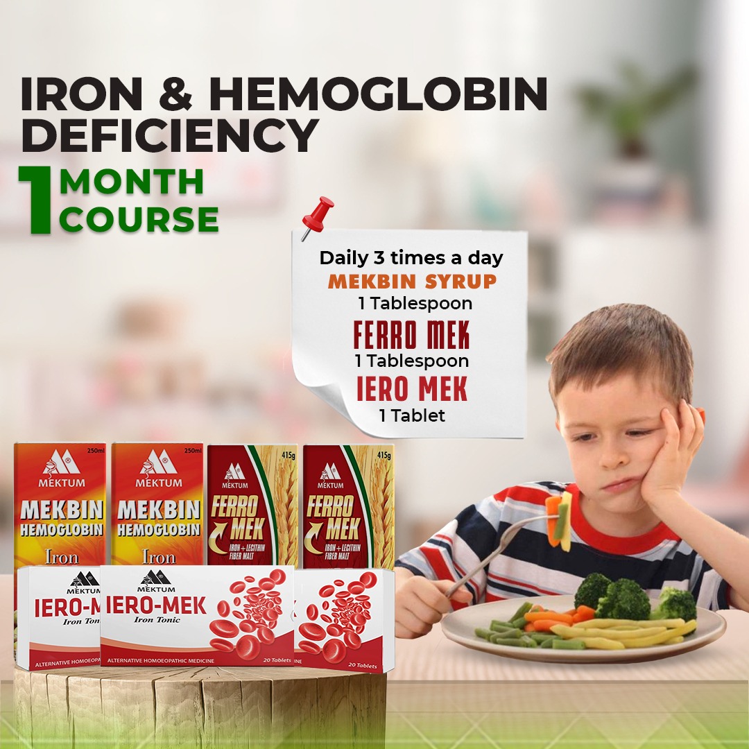 Iron and Hemoglobin Deficiency  1 Month course