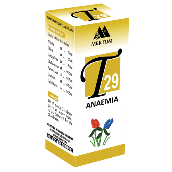 T29  Anaemia 30ML Drops