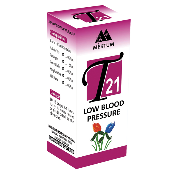T21  Low Bloood Pressure 30Ml Drops