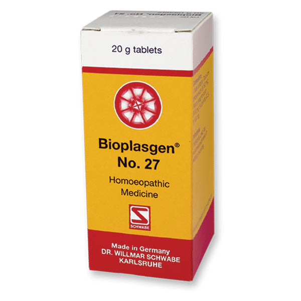 Schwabe Bioplasgen No. 27 for Lack of vitality